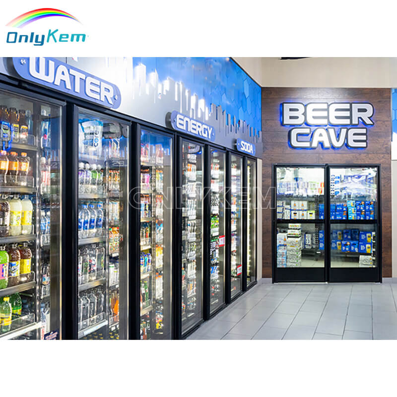 Display Cold Room Freezer Walkin Cooler with Beer Cave