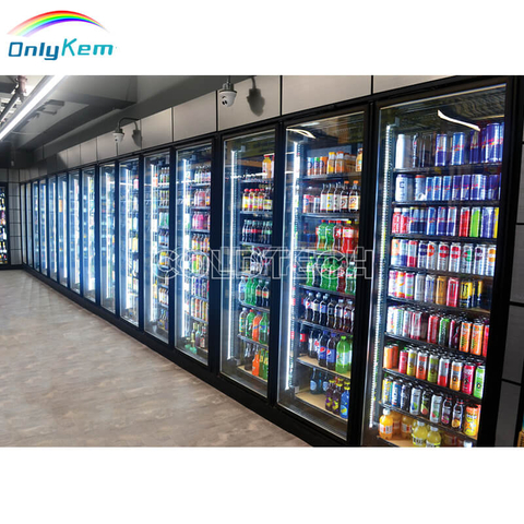 Glass Door Cold Room Walk-In Display Coolers