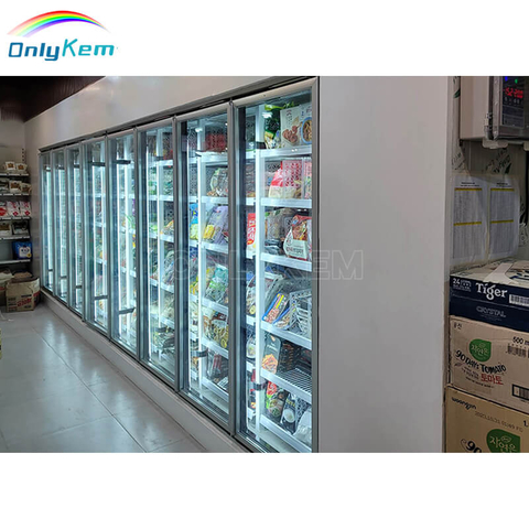 Glass Door Cold Room Freezer Display Walk in Beer Cooler