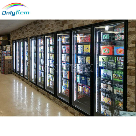 Glass Door Display Walk in Cooler
